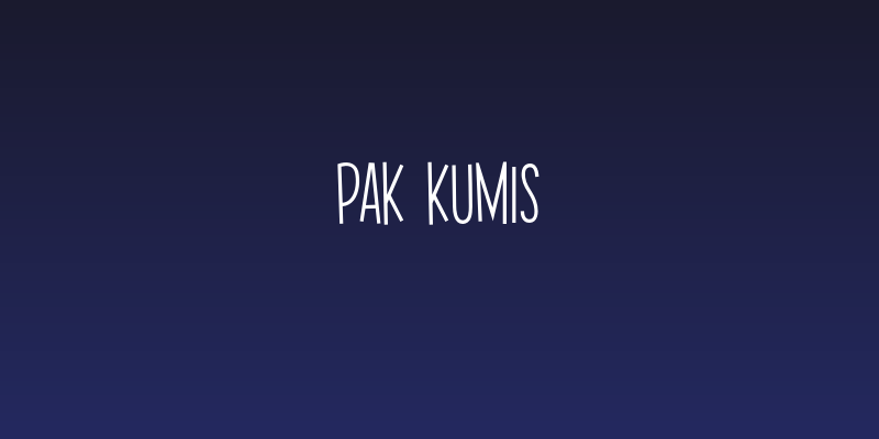 Pak Kumis Social Header