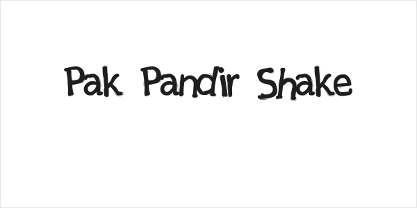 Pak Pandir Shake Logo