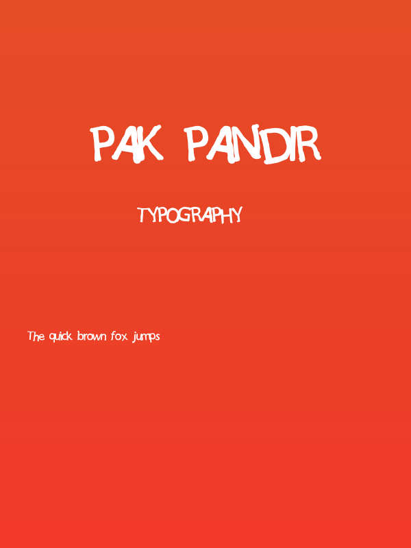 Pak Pandir Poster