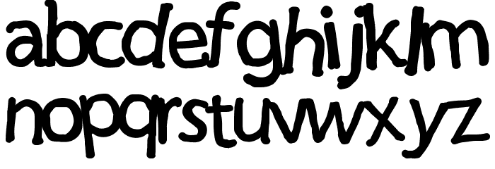 Pak Pandir Font LOWERCASE