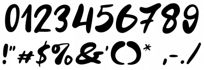 Pakades Font OTHER CHARS