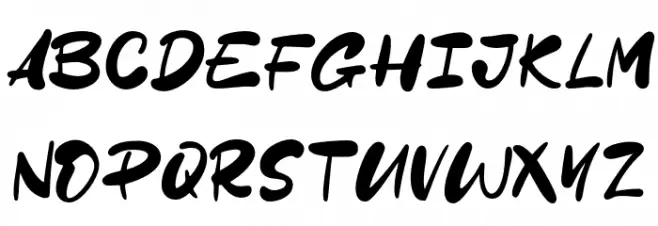 Pakades Schriftart Groß