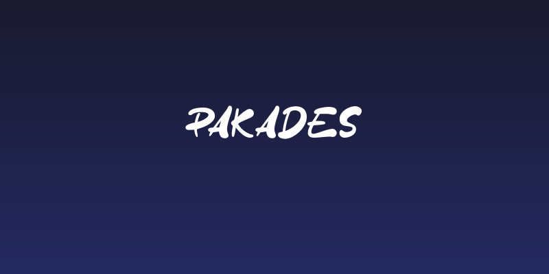 Pakades Social Header