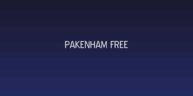 Pakenham Free Social Header