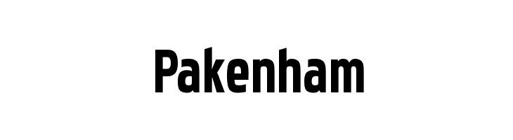 Pakenham Font