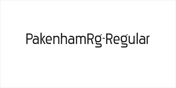 PakenhamRg-Regular Logo