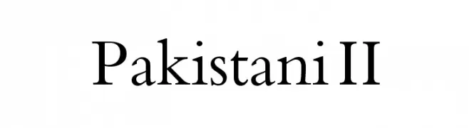 Pakistani II  les polices de caractères gratuit tlcharger
