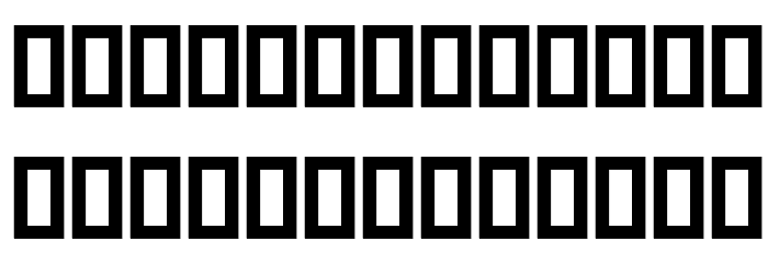 Pakistani I Font LOWERCASE