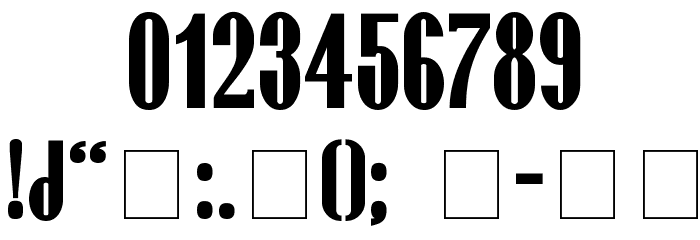 Pakizy-ITV Bold Font OTHER CHARS