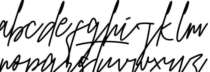 Pakotha Font LOWERCASE
