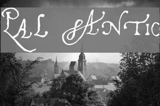 Pal Antic Font examples