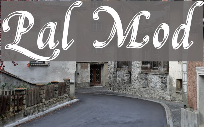 Pal Mod Font examples