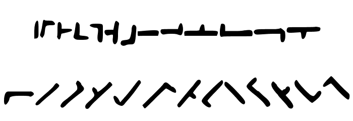 PalGen Font LOWERCASE