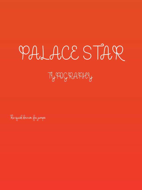Palace Star Poster