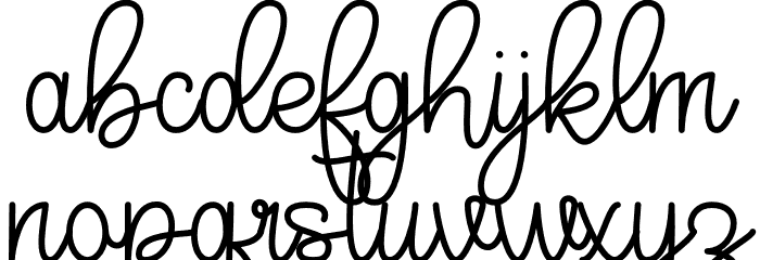 Palace Star Font LOWERCASE