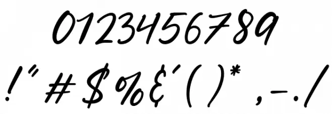 Palace Font OTHER CHARS