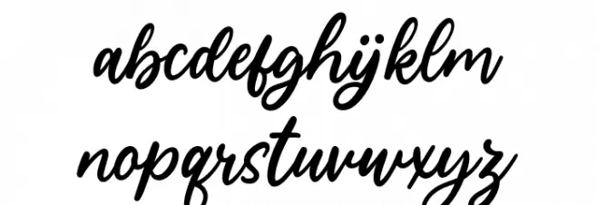 Palace Schriftart Kleinbuchstaben
