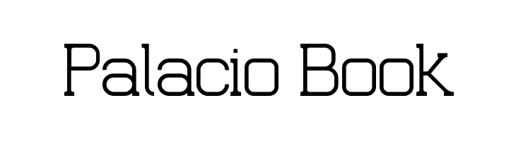 Palacio Book  フリーフォントのダウンロード