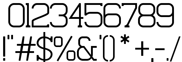 Palacio Book Font OTHER CHARS