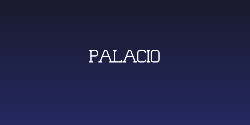 Palacio Social Header