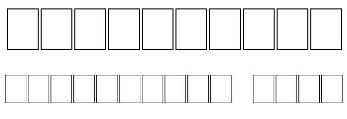 PaladinCapitals Font OTHER CHARS