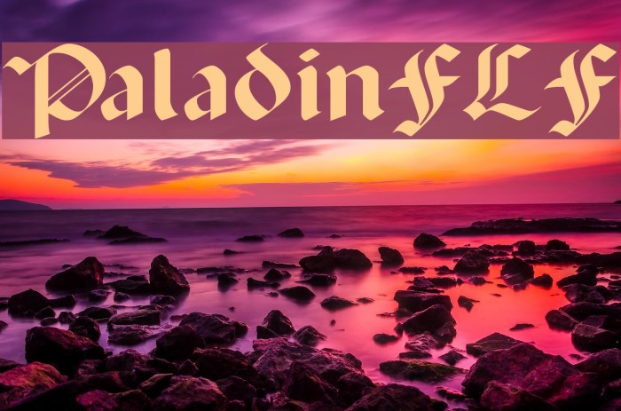 PaladinFLF Font examples