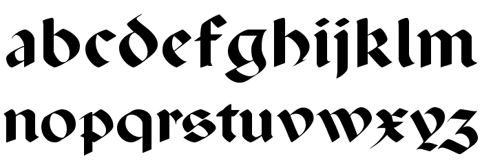 PaladinFLF Font LOWERCASE