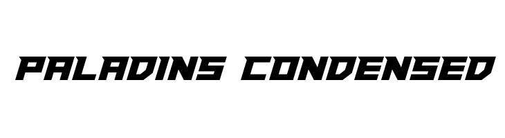 Paladins Condensed  免费字体下载