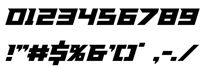 Paladins Condensed Font OTHER CHARS