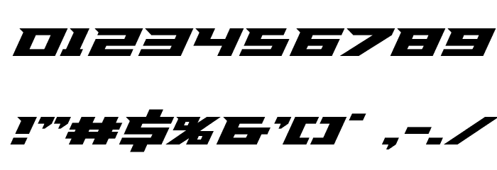 Paladins Expanded Font OTHER CHARS