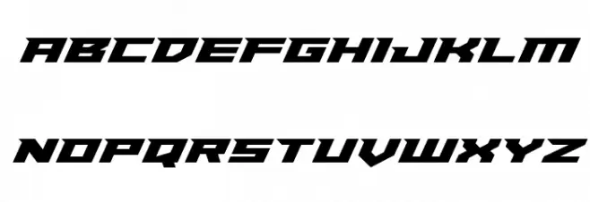 Paladins Expanded Schriftart Groß