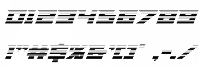 Paladins Gradient Font OTHER CHARS