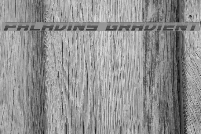 Paladins Gradient Font examples