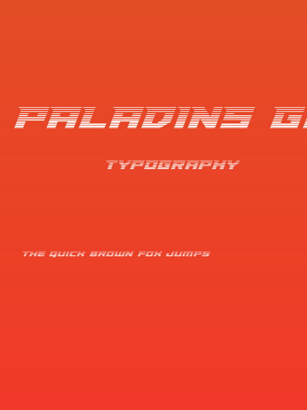 Paladins Gradient Poster