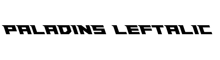 Paladins Leftalic  नि: शुल्क फ़ॉन्ट्स डाउनलोड