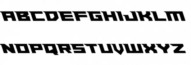 Paladins Leftalic Schriftart Groß
