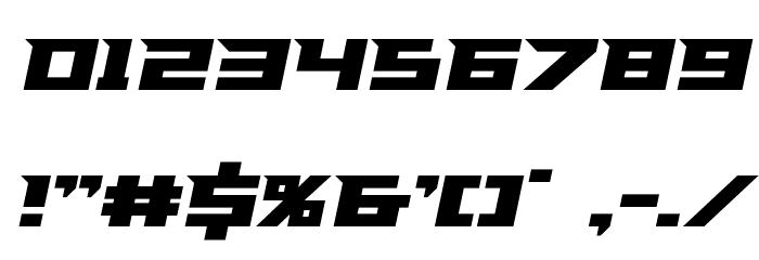 Paladins Semi-Italic Font OTHER CHARS