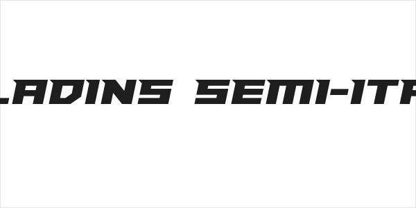 Paladins Semi-Italic Logo