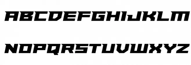 Paladins Semi-Italic फ़ॉन्ट लोअरकेस