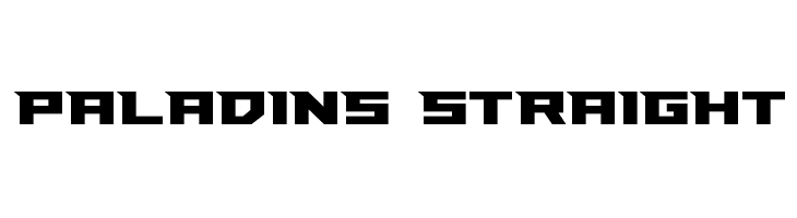 Paladins Straight  Fuentes Gratis Descargar