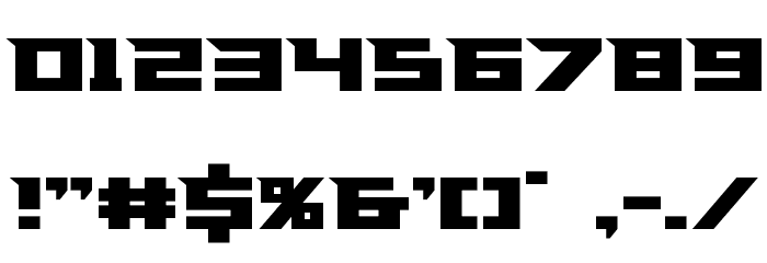 Paladins Straight Font OTHER CHARS