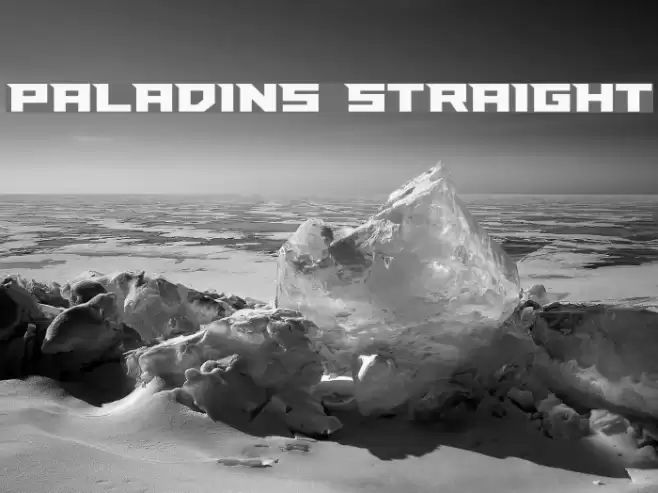 Paladins Straight Font examples