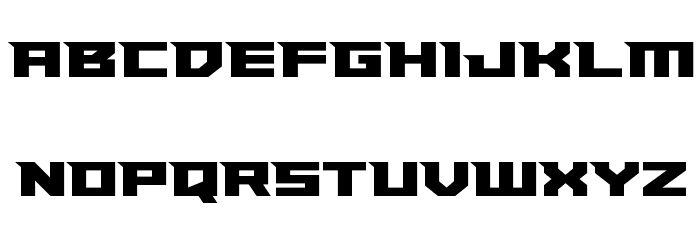 Paladins Straight Font LOWERCASE