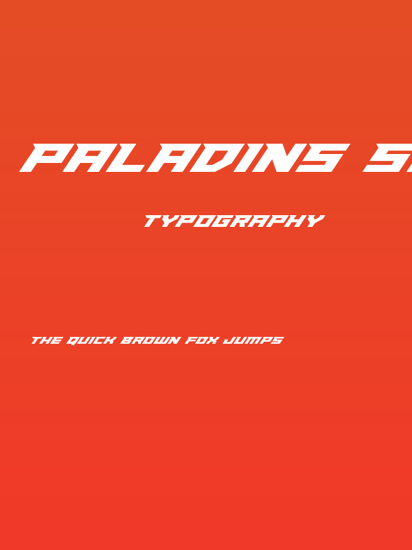 Paladins Super-Italic Poster