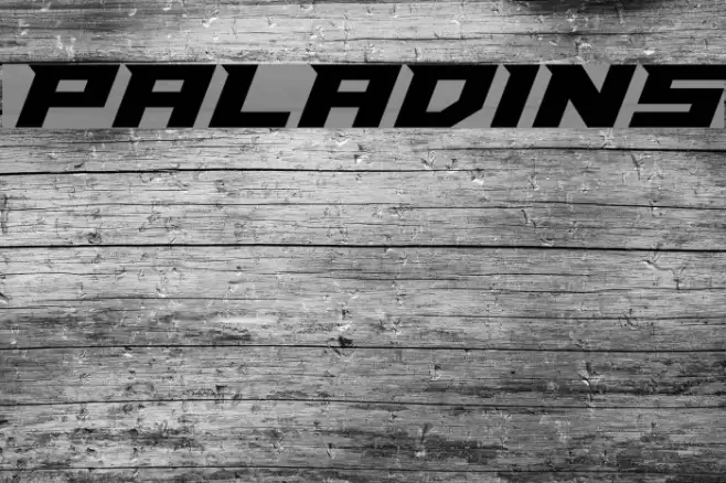 Paladins Font examples
