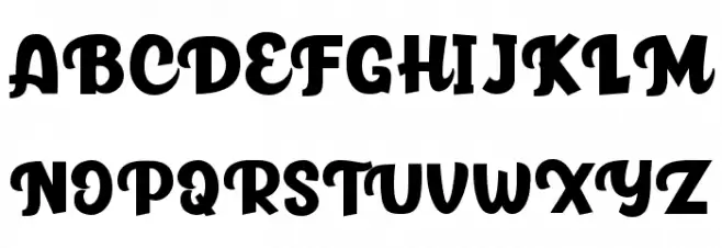 Paladise Script Шрифта ВЕРХНИЙ