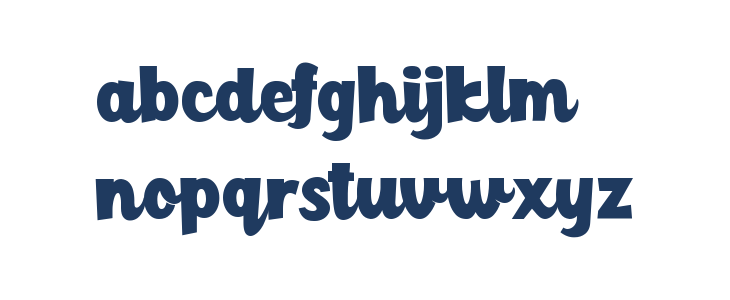 Paladise Script Lowercase