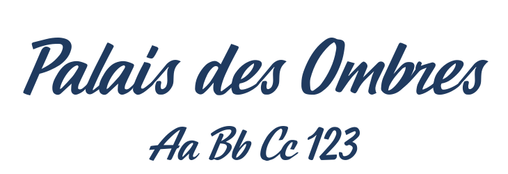 Palais des Ombres Font Preview