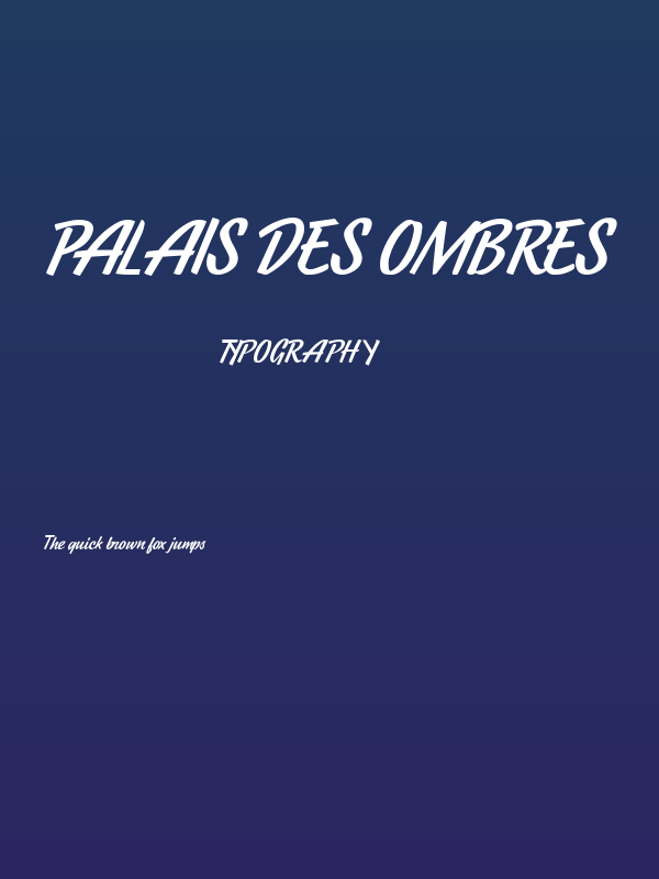 Palais des Ombres Poster