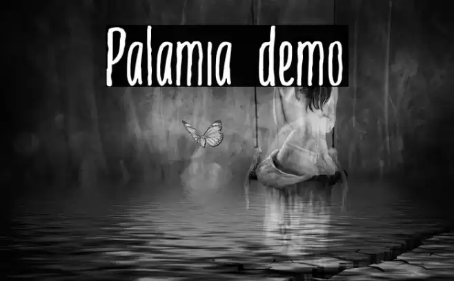 Palamia demo Font examples